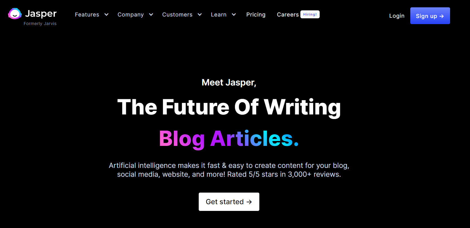 Jasper AI Schriftsteller
