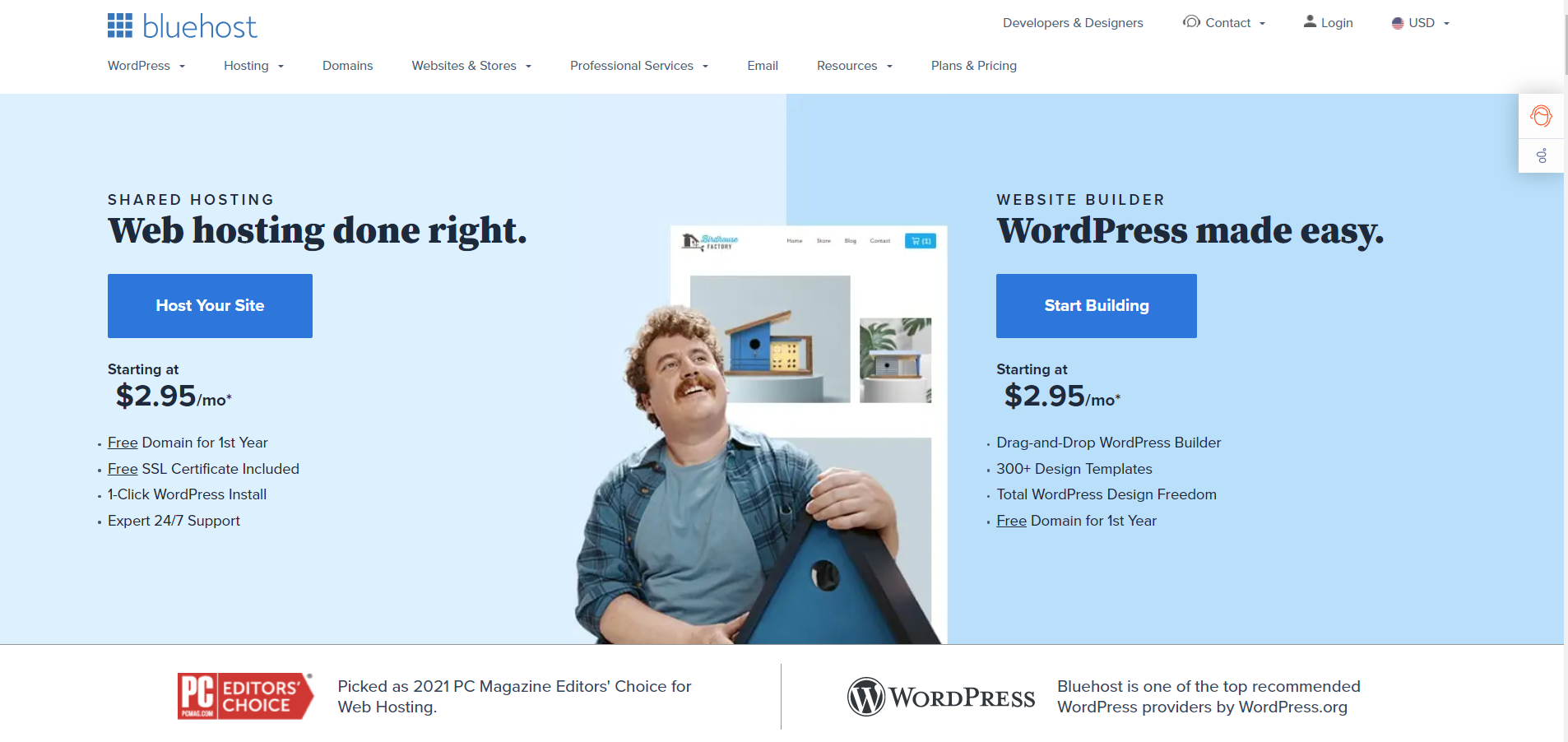 Bluehost WordPress Hosting Intia
