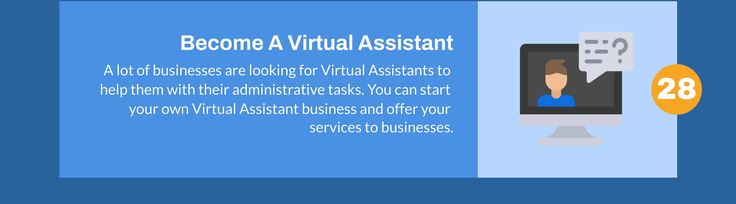 Werden Sie ein virtueller Assistent