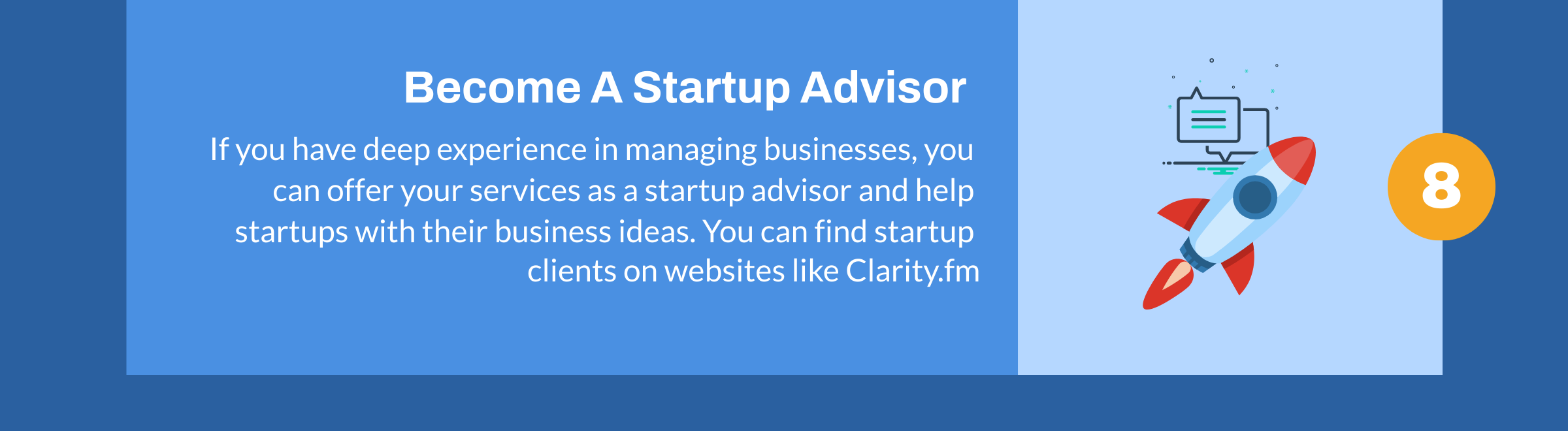 Become Startup Advisor