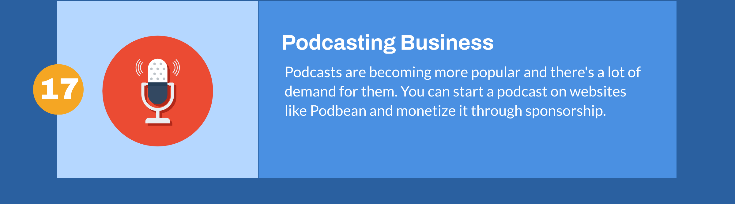 Negócios de podcasts
