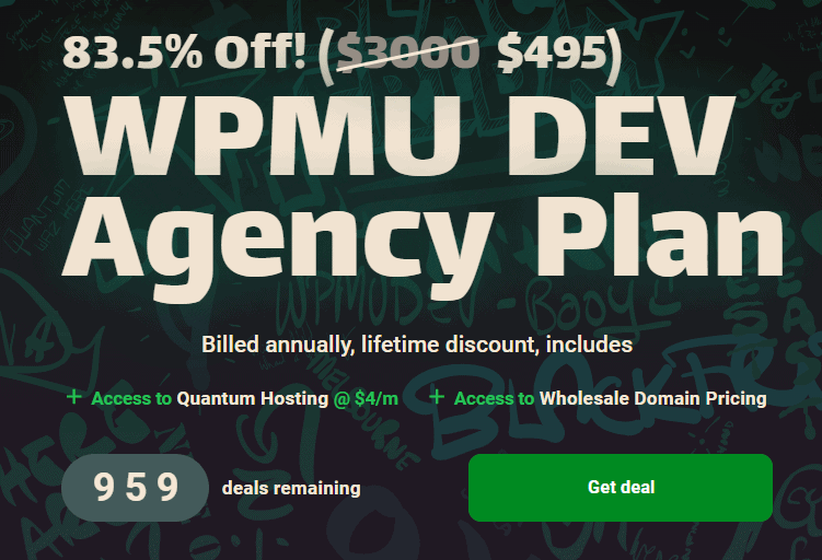 WPMU DEV WordPress Black Friday Deal